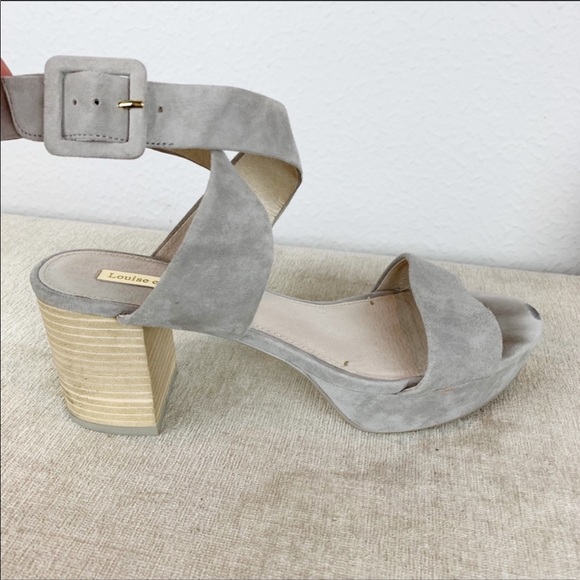 Louise et Cie Shoes - Louise et Cie Suede Harmony Platform Heels F21